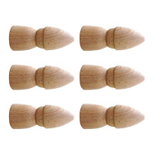 6Pcs Barn DIY Skrivbordsdekorationer I Handmålade Beige