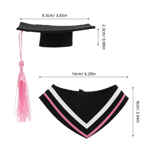 Graduation Kostym Plushbjörn Klädset Mössa 1