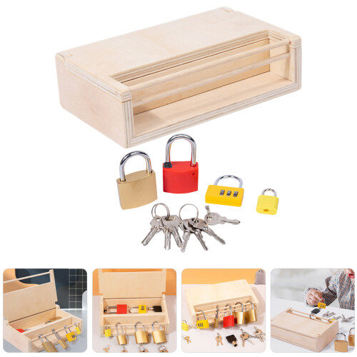 Montessori Lås Och Leksak För Småbarn 2
