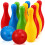 Set Bowlinglek Mini Bowling För Barn 11 Cm 8