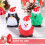 6Pcs Jul Tändningsspel Tomten, Snögubbe, Älg, Leksaker 7