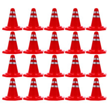 50Pcs Trafikavspärrar Simuleringsbordsaccessoarer Diy Vägkonsskyltar