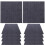 Removable Floor Tile Decals Dark Grey Easy To Clean 10pcs 6