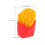 30Pcs Frites-Suddgummin Barns Mini Tecknade Chips 2