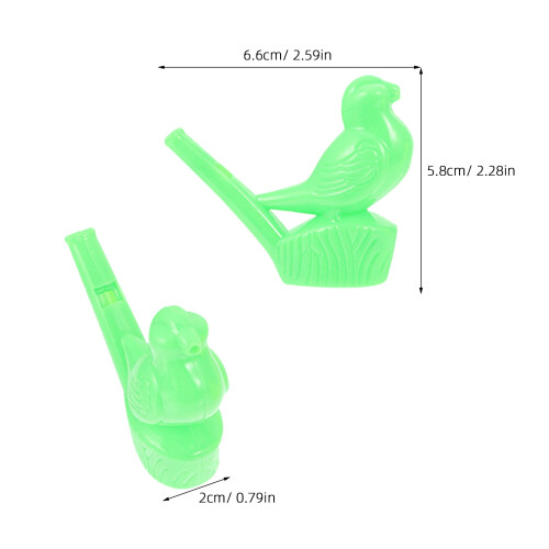 24Pcs Barn Plastfågel Visselpipor Leksaksinstruments Pipor 2