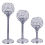 Crystal Votive Candlesticks Tea Light Crystal Romantic Candle HoldersSilver 2