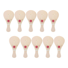 10Pcs Ohyllt Paddelbollar Snöre, Julstrumpsfyllning