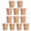 25 Set Engångssoppblandar Med Lock Sopbehållare Grötskålar (Khaki) 1