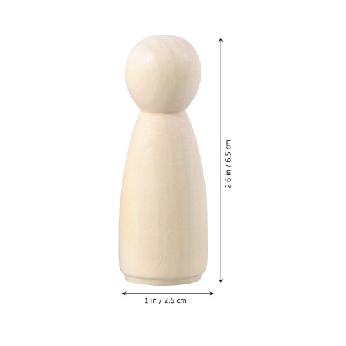 20Pcs Flickform DIY Målning Puppelek För Barn 1