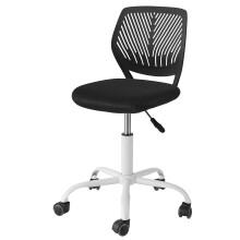 SoBuy Adjustable Swivel Office Chair, Black