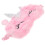 Plush Fläck Skuggning Ögonfläck Tecknad Sovögonfläck Rosa 8