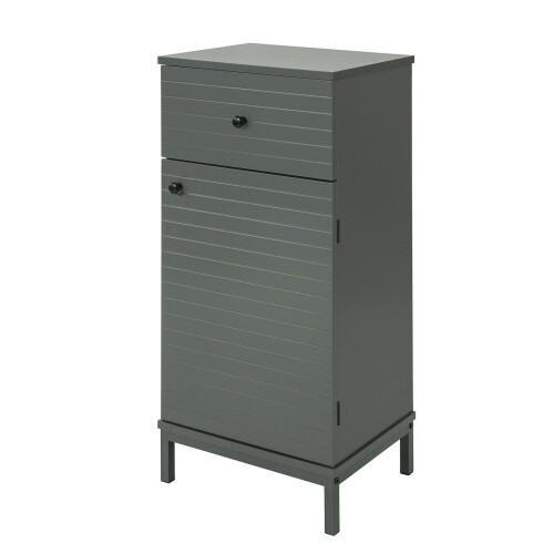 SoBuy Grey Bathroom Storage Cabinet with Drawer
