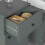 SoBuy Grey Bathroom Storage Cabinet with Drawer 6
