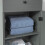 SoBuy Grey Bathroom Storage Cabinet with Drawer 8