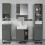 SoBuy Grey Bathroom Storage Cabinet with Drawer 9