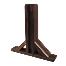 Zaunstütze Für Garten, Stabiler Zaunfuß, Kaffeebraun