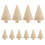 10Pcs Mini Oavslutade Trädekorationer 6