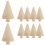 10Pcs Mini Oavslutade Trädekorationer 4