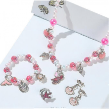 Kids Jewelry For Girls 5 Sets Necklace Bracelet-MXBCred
