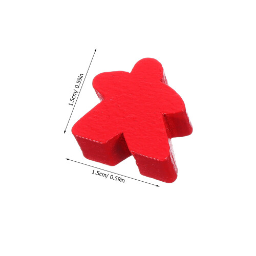 100Pcs Träspelbrickor: Ersättningspjäser För Brädspel Och 2