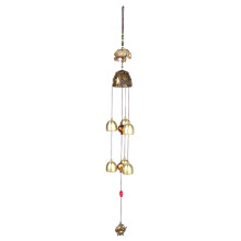 Feng Shui Chimes with Elephant Motif, Good Luck Wind Bell for Garden and Patio, Produces Melodic Wind Chimes Tones, Clear and Relaxing Sounds for Home