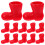 6 Pares De Botinhas Miniatura Do Noel Para De Bonecas 9