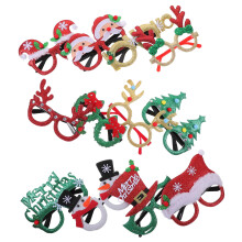 12 stuks herbruikbare plastic kerstbrillen voor feestvermaak