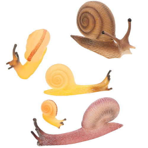 5Pcs Realistiska Sniglar Figurer För Barnlek