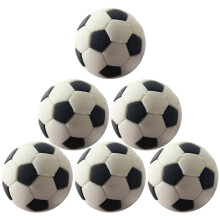 6 Piezas Mini De Fútbol Con Bola Decoración