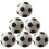 6 Piezas Mini De Fútbol Con Bola Decoración 1