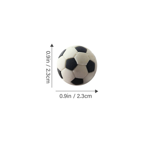 6 Piezas Mini De Fútbol Con Bola Decoración 1