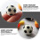 6 Piezas Mini De Fútbol Con Bola Decoración 11