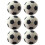 6 Piezas Mini De Fútbol Con Bola Decoración 4