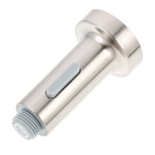 1Ud Cabezal De Ducha Grifo Cocina ABS Plata Instalación Sencilla