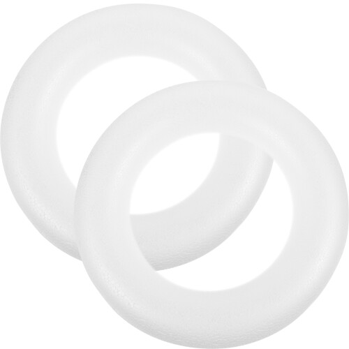 2Pcs Ljust Cirkulärt Ring Konstteckning Materialmodell Kul Diy 1