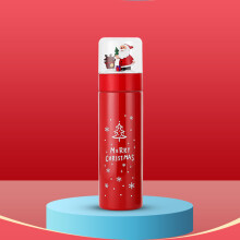 Stanley drinkbekeraccessoires voor buitenavonturen, drinkbeschermers met kerstthema, 1 stuk rode herbruikbare rietjeshoes van roestvrij staal (23*6,6