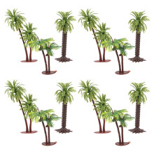 12St Kunstmatige Mini Palmbomen Resin Groen Voor Miniatuurlandschap
