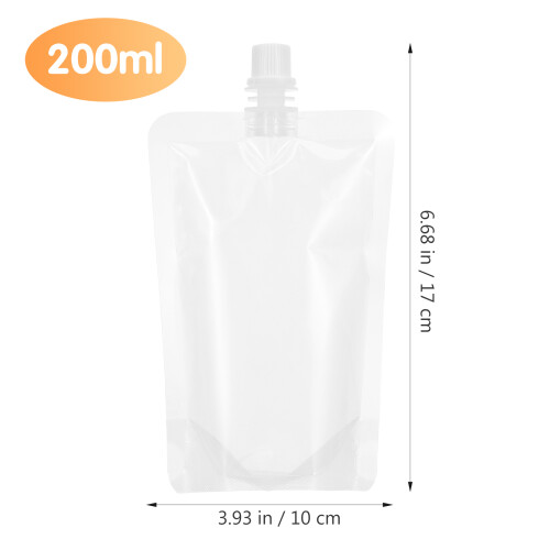 50 Stks Transparante Plastic Drankflessen 200 Ml 1