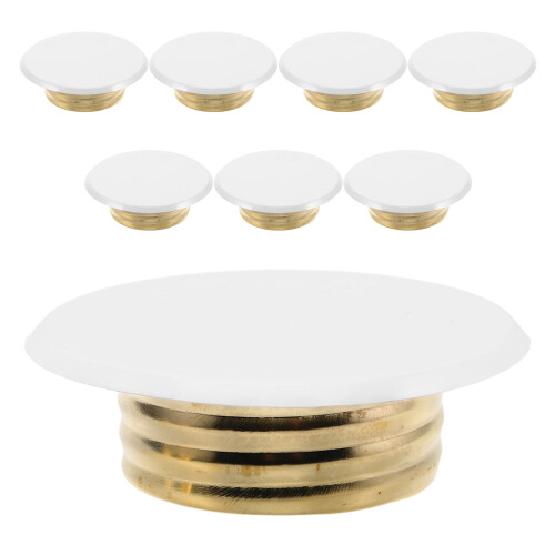 8Pcs Iron Fire Sprinkler Guard Plates Silver Seamless Ceiling Covers
