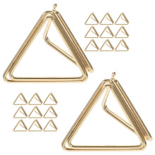 20St Gouden Memo Clips Aluminium Triangel Decoratieve Papierklemmen