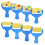 2 Set Kinder Sponsborstel met 4 Roller en 4 Afdrukborstels per Set 9