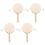 4Pcs Oavslutad Rattle- Skakande DIY Målning 11