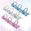 3 Pièces De Clips Métalliques 3 Trous O-Type Pour 8
