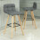 Tabouret de Bar SoBuy avec Dossier et Repose-Pieds 8
