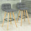 Tabouret de Bar SoBuy avec Dossier et Repose-Pieds 2