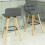 Tabouret de Bar SoBuy avec Dossier et Repose-Pieds 9