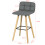 Tabouret de Bar SoBuy avec Dossier et Repose-Pieds 3