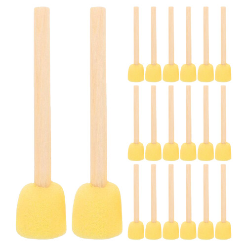 20Stk Holz Für DIY Malspaß Kinder