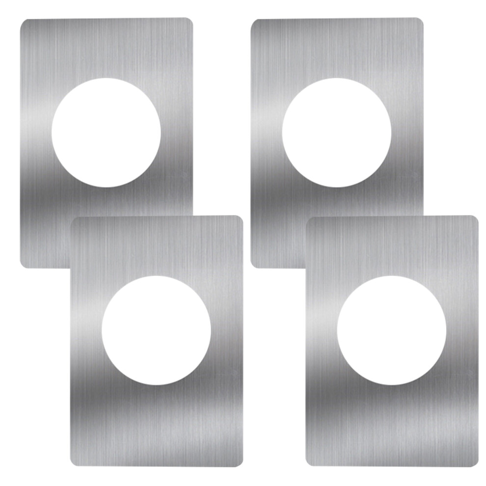 4 Szt. PłYta Naprawcza Zamka Drzwiowego Ze Stali Nierdzewnej-image