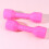 4Pcs Children Octagonal Dumbbell Plastic Exercise Equipment Pink 5